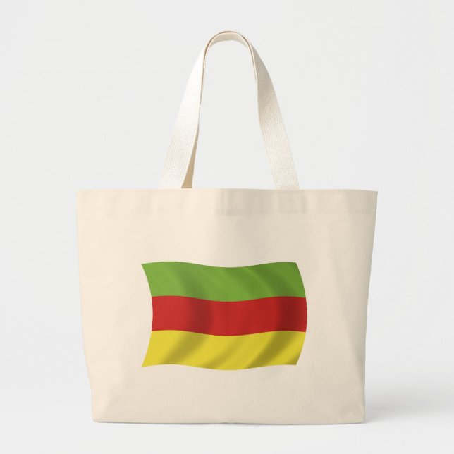 Bolsa de mão com a bandeira do povo Bodo (Frente)