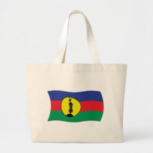 Bolsa de mão com a bandeira do povo Kanak