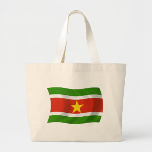 Bolsa de mão com a bandeira do Suriname
