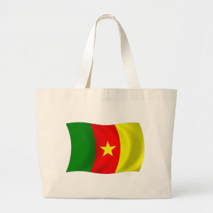Bolsa de mão com a bandeira dos Camarões