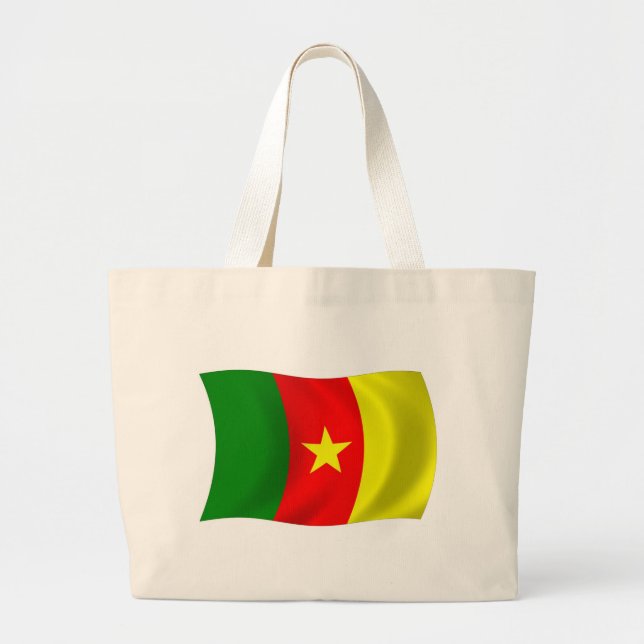 Bolsa de mão com a bandeira dos Camarões (Frente)