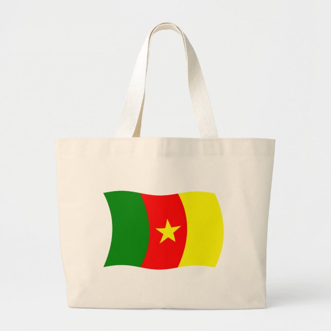 Bolsa de mão com a bandeira dos Camarões (Frente)