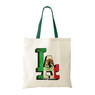 Bolsa de mão com a bandeira mexicana de Los Angele