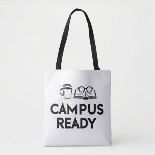 Bolsa de mão com citação de estudante estética pro