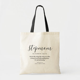Bolsa de mão com citação elegante e feminina para 