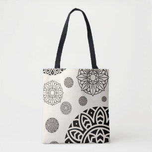 Bolsa de mão com desenho de arte Mandal