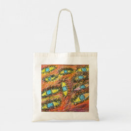 Bolsa de mão com design artístico