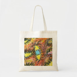 Bolsa de mão com design artístico