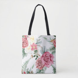 Bolsa de Mão com Estampa Floral