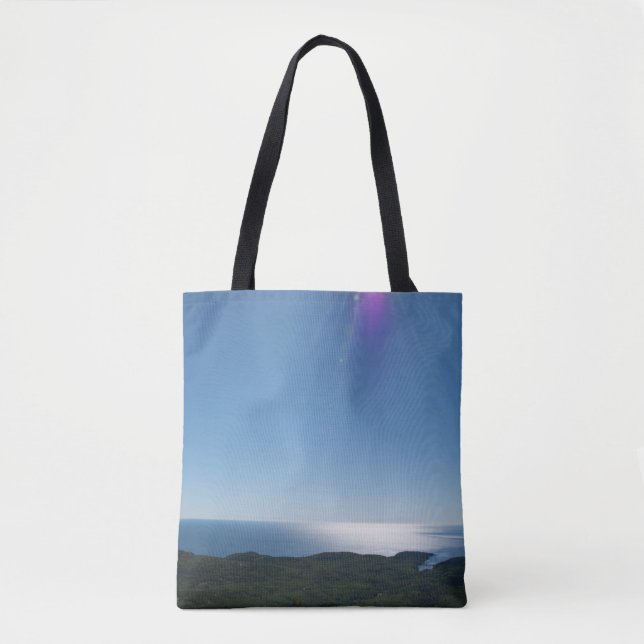 Bolsa de mão com estampa total Cadillac Mountain (Frente)