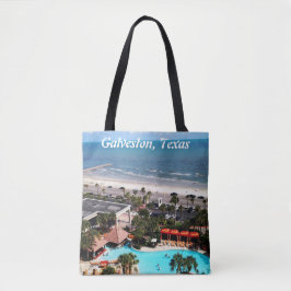 Bolsa de mão com estampa total de Galveston, Texas