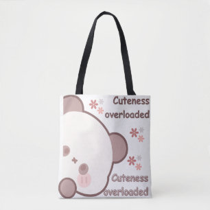 Bolsa de mão com ilustração no estilo Kawaii Adorá