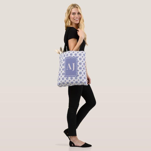 Bolsa de mão com iniciais personalizadas Flor de A (No(a) Modelo)