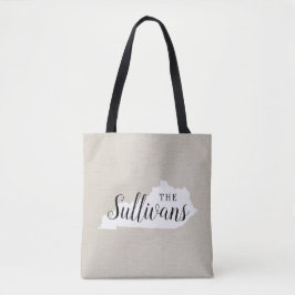 Bolsa de mão com monograma da família Kentucky