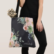 Bolsa de mão com monograma inicial verde pastel ma