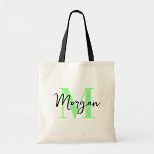 Bolsa de Mão com Monograma Personalizado – Verde M