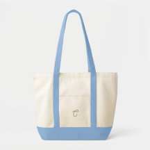 Bolsa de mão com monograma sofisticada