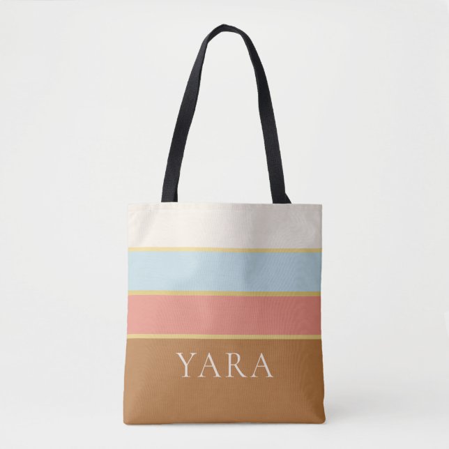 Bolsa de mão com nome personalizado | Design listr (Frente)