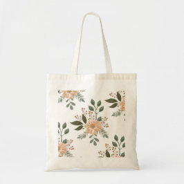 Bolsa de mão com padrão floral