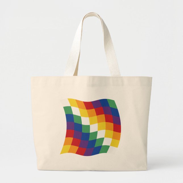 Bolsa de mão da bandeira Aymara (Frente)