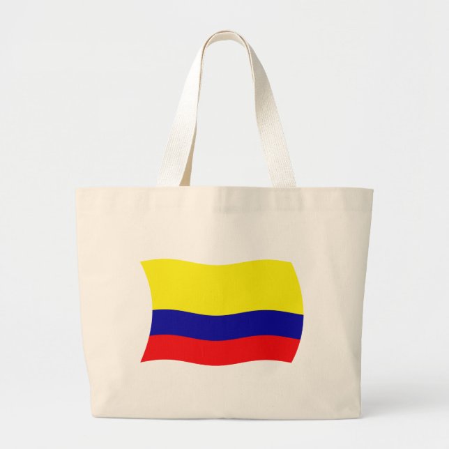 Bolsa de mão da bandeira da Colômbia (Frente)