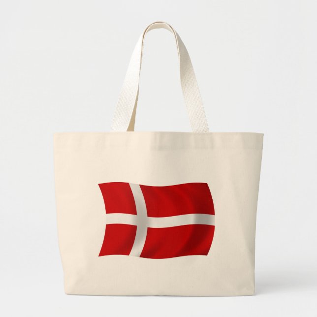 Bolsa de mão da bandeira da Dinamarca (Frente)