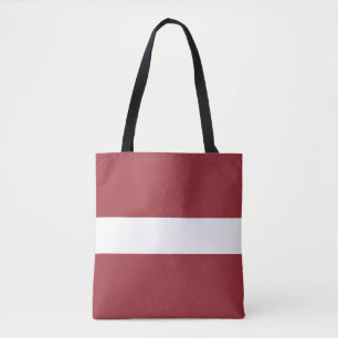 Bolsa de mão da bandeira da Letônia