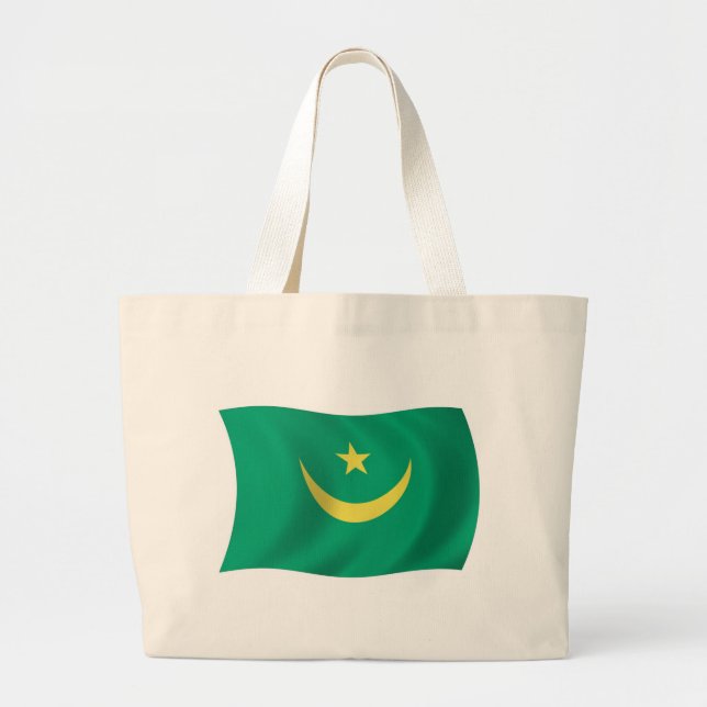 Bolsa de mão da bandeira da Mauritânia (Frente)