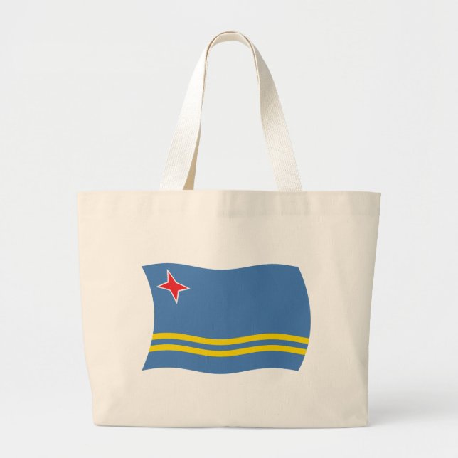 Bolsa de Mão da Bandeira de Aruba (Frente)