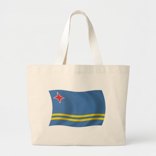 Bolsa de Mão da Bandeira de Aruba (Frente)