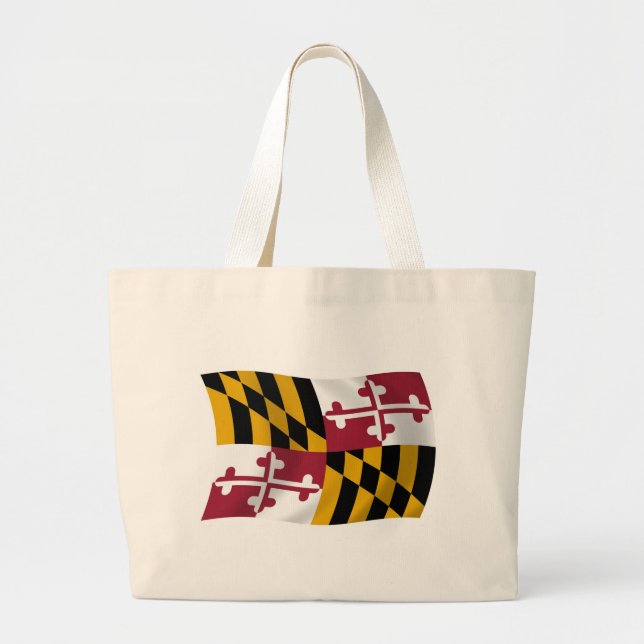 Bolsa de mão da bandeira de Maryland (Frente)