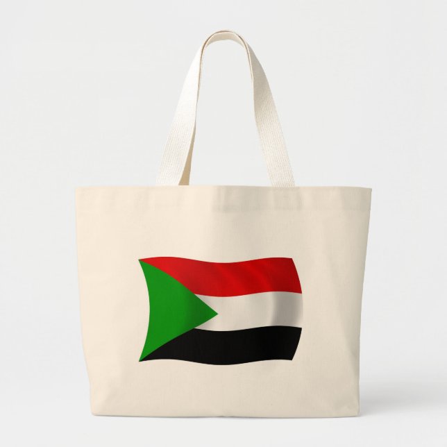 Bolsa de mão da bandeira do Sudão (Frente)