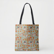 Bolsa de mão da Pomerânia Cachorro Kawaii do Hallo