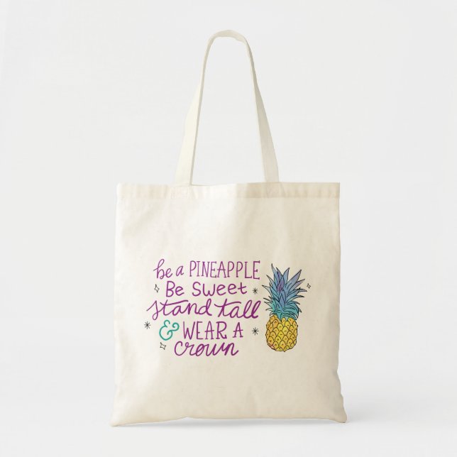 Bolsa de mão de abacaxi (Frente)