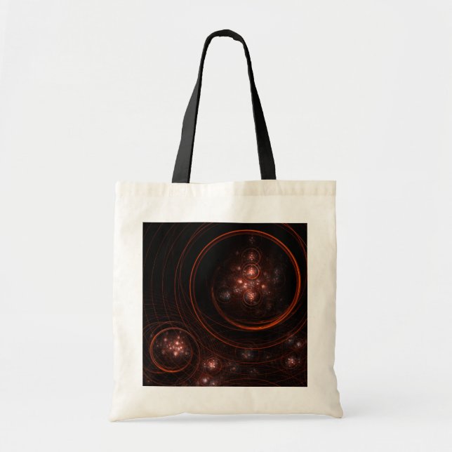 Bolsa de mão de arte abstrata Stargate (Frente)
