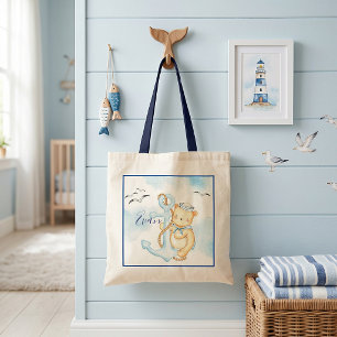 Bolsa de mão de bebê ursinho marinheiro fofo
