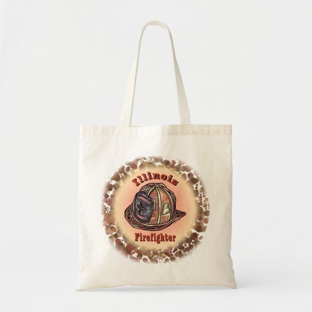 Bolsa de mão de Bombeiro de Illinois (Frente)