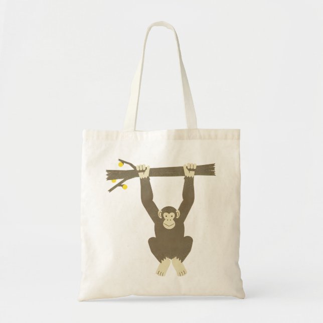 Bolsa de mão de macaco pendurado fofo (Frente)