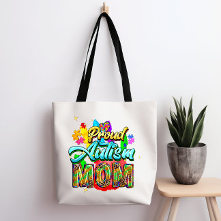 Bolsa de mão de mãe orgulhosa do autismo
