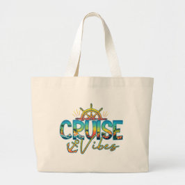 Bolsa de mão de praia náutica Cruise Vibes
