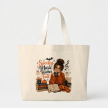 Bolsa de mão de professora de música assustadora p