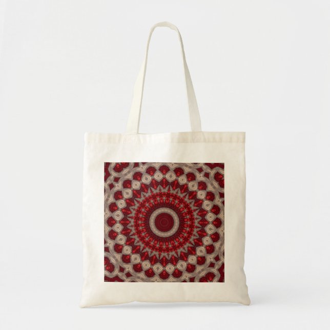 Bolsa de mão decorativa vermelha (Frente)
