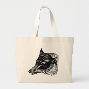 Bolsa de mão do lobo antigo