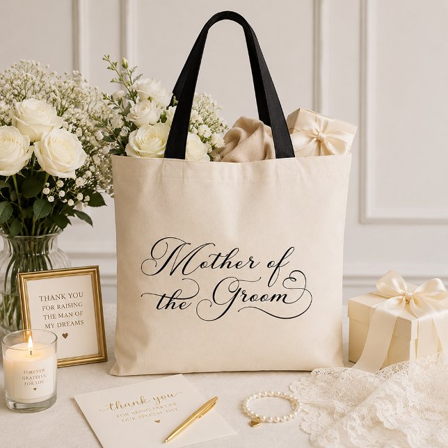 Bolsa de mão elegante para a mãe do noivo para cas (Mother of the groom tote)