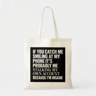 Bolsa de mão engraçada para perseguir minha própri
