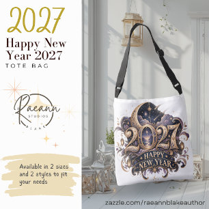 Bolsa de mão Feliz Ano Novo 2027