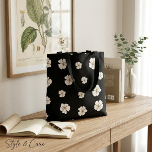 Bolsa de mão floral atraente – Estilosa e versátil