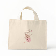 Bolsa de Mão Folhas Pastel