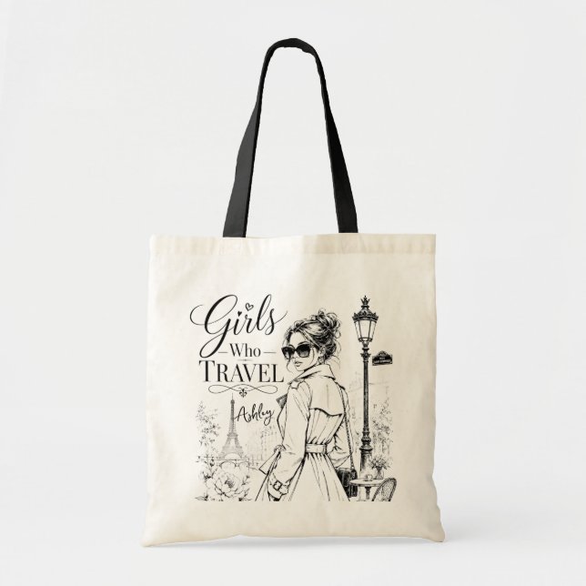 Bolsa de mão #girlswhotravel (Frente)