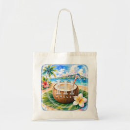 Bolsa de mão HIMELE Hawaiian Tote Bag Coco